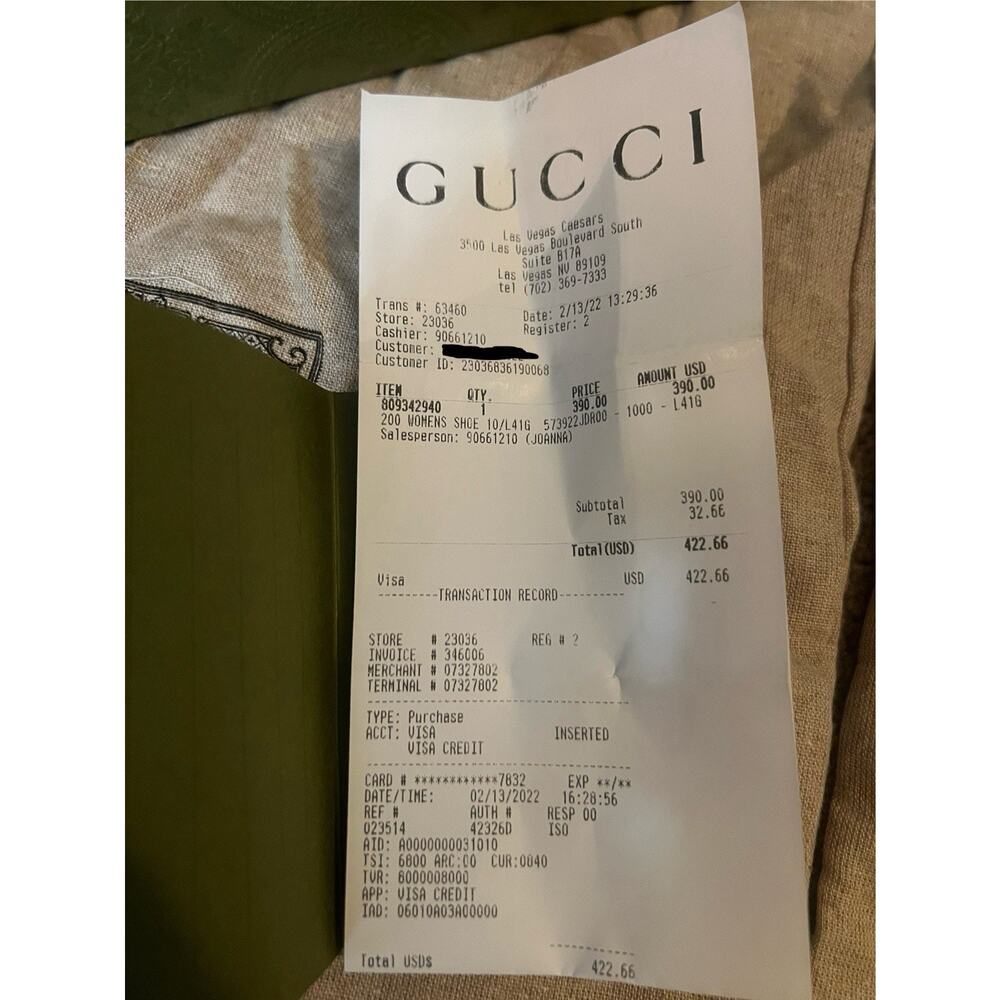 Gucci Rubber GG Logo Pursuit Slides Sandals Black Women’s Size 41 Authentic - Picture 10 of 10